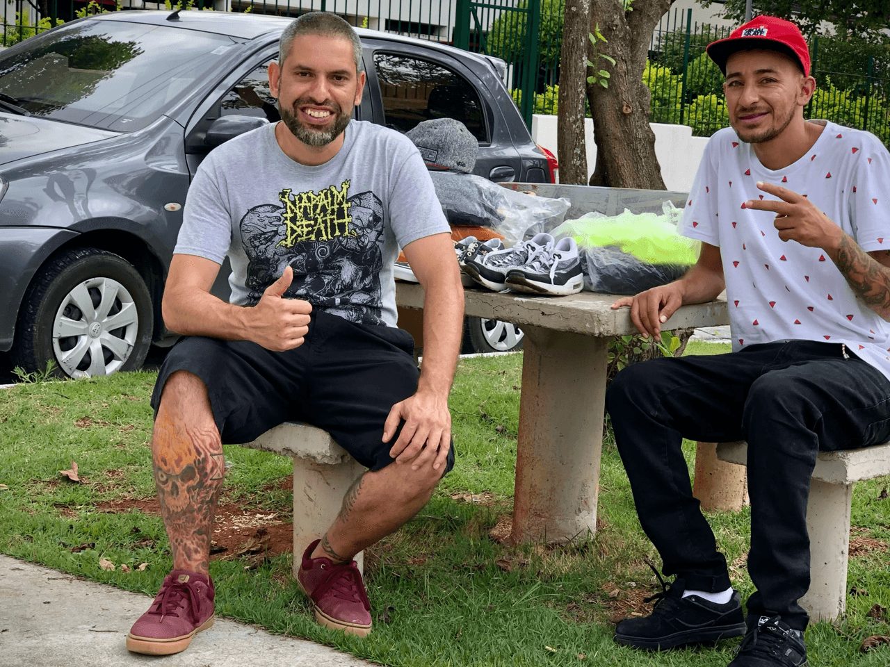 Spendenübergabe am Vila Prudente Skate Park 2021