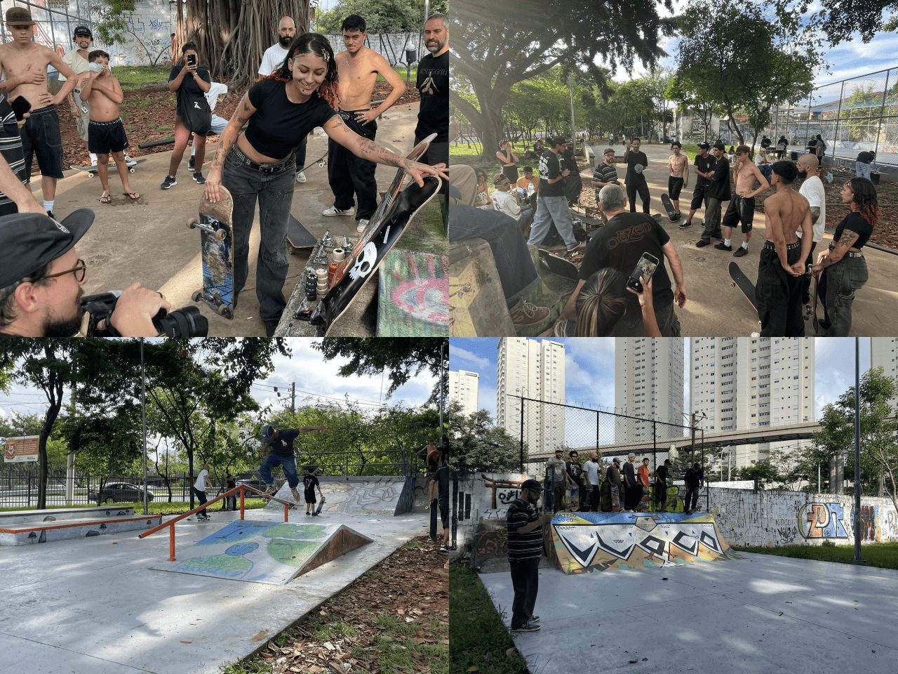 Wiedereröffnungsfeier der sanierten Vila Prudente Skate Plaza 2025
